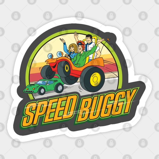 Speed Buggy Cartoon Sticker by Chewbaccadoll